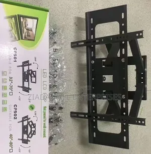Heavy-Duty Double Arm Tv Mount – Supports Up to 85” Screens