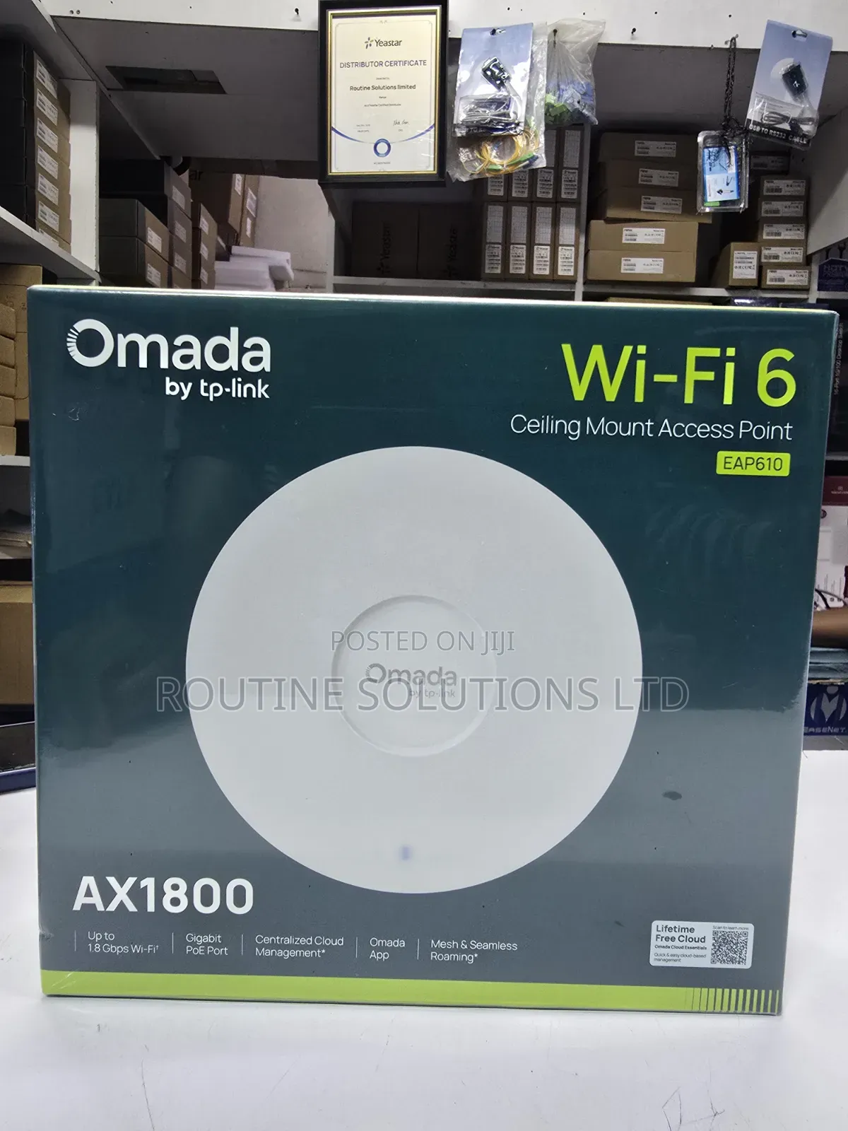 Omada Wifi 6 Ceiling Mount Access Point Eap610 2.4/5ghz