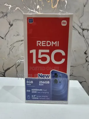 New Xiaomi Redmi 15C 4G 256 GB Black