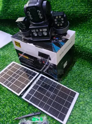 Dual Solar Panels V380 Triple Lens Hd Security Solar Camera