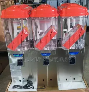 Commercial Triple Tank Juice Dispenser