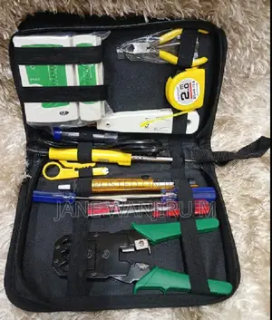 Rj45 Crimping Tool Kit - Network Cable Crimper + Tester