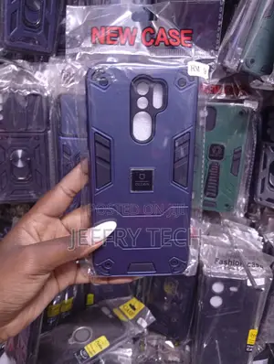 Armor Rugged Black Phone Case Designed for the Xiaomi Redmi 9.