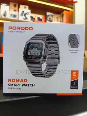 Porodo Nomad Is a Smart Watch 1.54" Display and Retro-Digital Design