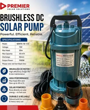 Dc Solar Submersible Water Pump.