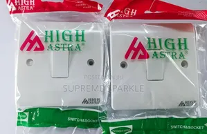 High Astra 13a Single Sockets. Switch