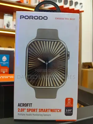 Porodo Aerofit 2.01 Sport Smart Watch Black PDSWXBK