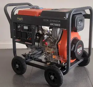 Hk7000s Hisaki Japan Diesel Generator Open Type Rated Output 9.3kva