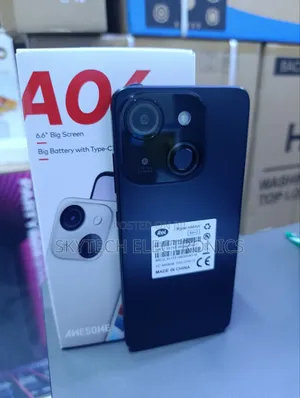 New Itel A06 64 GB Black
