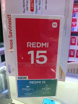 New Xiaomi Redmi 15 128 GB Black