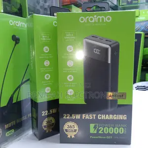 Power Bank,20000mah Super Fast Oraimo Powerbank 22.5watts