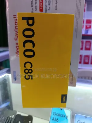 New Xiaomi Poco C85 4G 256 GB Black