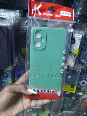 Itel S18 Pro Green Soft Tpu Back Cover