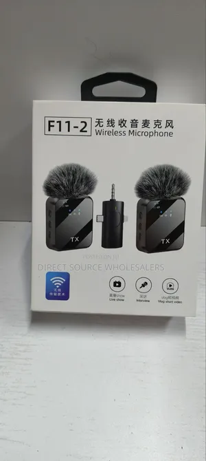 F11 Wireless Mic 2-in-1 – Lavalier Microphone for Youtube Interviews