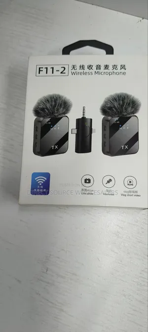 Wireless F11 Lavalier Microphone – Noise Reduction, Plug Play