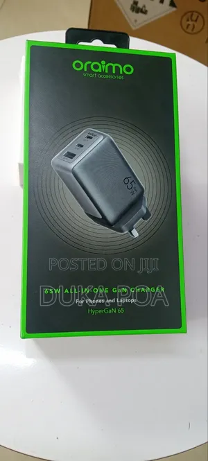 Oraimo Hypergan 65 65w Gan Wall Charger Kit With C C Cable