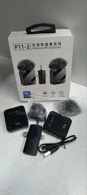 F11 Dual Lavalier Mic – Perfect for Content Creation Streaming