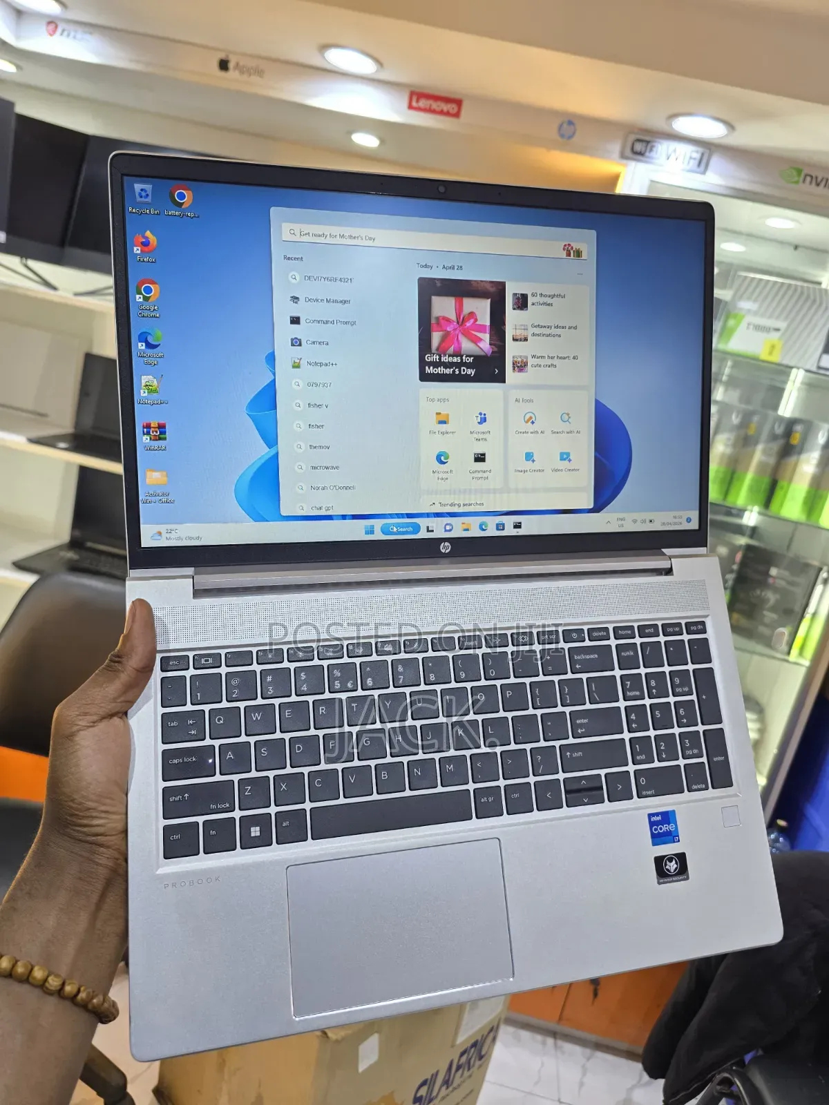 Laptop HP ProBook 450 G9 16GB Intel Core i7 SSD 512GB