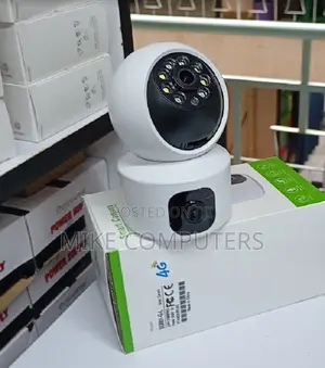 Dual Lens 2mp PTZ Dual Screen Camera Wifi Ip Security Audio CCTV Night