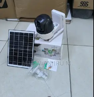 Solar Powered 4g Camera V380 - Ip66 Waterproof, 360°