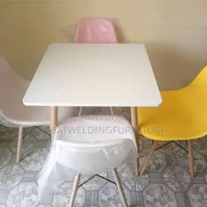 Square Dining Table With Four Dining Chairs