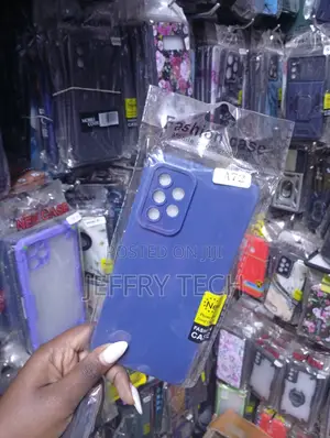 Samsung a-Series Blue Silicone Phone Case,