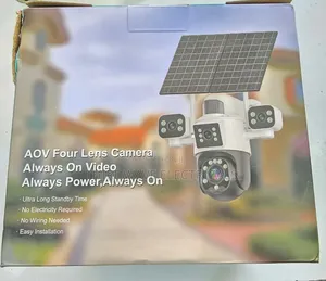 Aqv Hd65 Sim Card 4lens 4g Camera 2panel Double Solar Camera