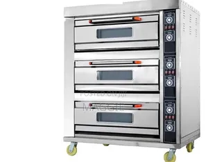Commercial Electric Oven Three Deck Six Trays
