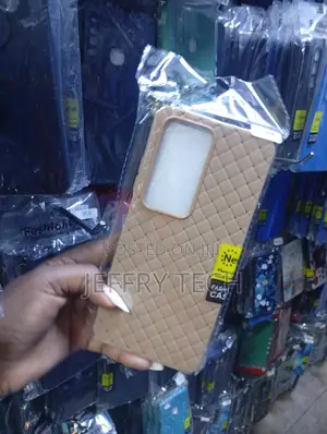 Protective Phone Case With a Textured, Woven Design.