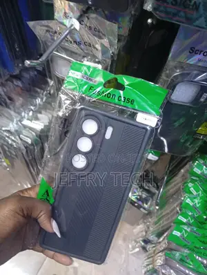 Tecno Camon 40black, Textured Phone Case