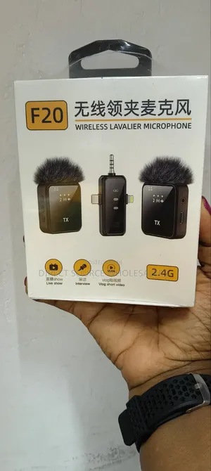  F-20 Wireless Microphone – Crystal Clear Sound for Videos