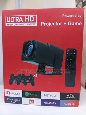 Ultra Hd Smart Projector + Game Console,