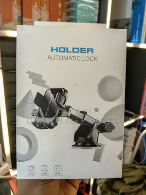Universal Car Phone Holder With an Automatic Lock