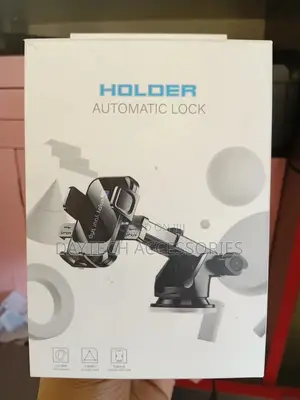 Car Phone Holder With a Telescopic Arm and Automatic Lock Mechanism