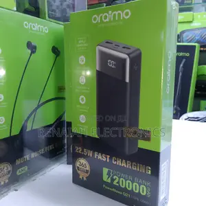 22.5watts Super Fast Oraimo Professional Powerbank G