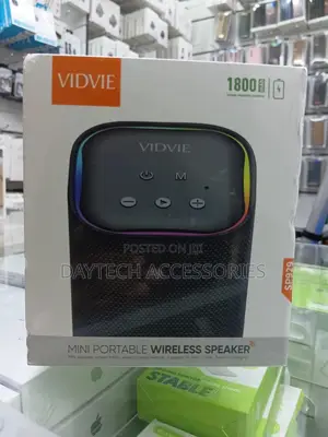 Vidvie Sp929 Mini Portable Wireless Speaker Woven and RGB Lighting.