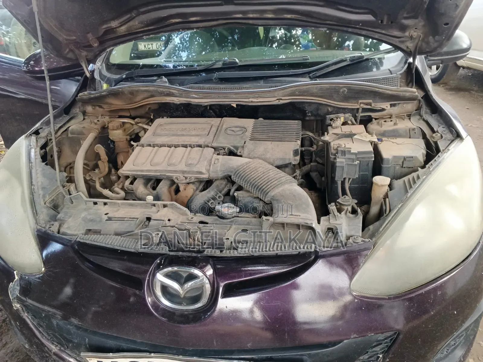 Mazda Demio 2012 Maroon