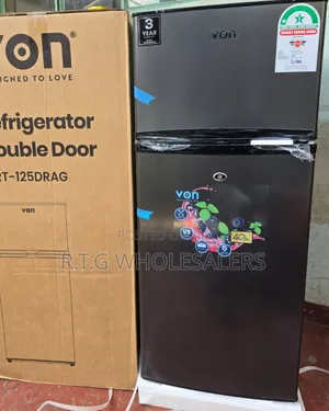 Von 125 Litres 2 Door Refrigerator With Freezer