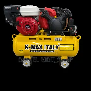 Kmax Aircompressor
50ltrs, Petrol Driven With 7.5hp Engine