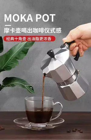 600mls Aluminum Pot Coffee Maker Espresso