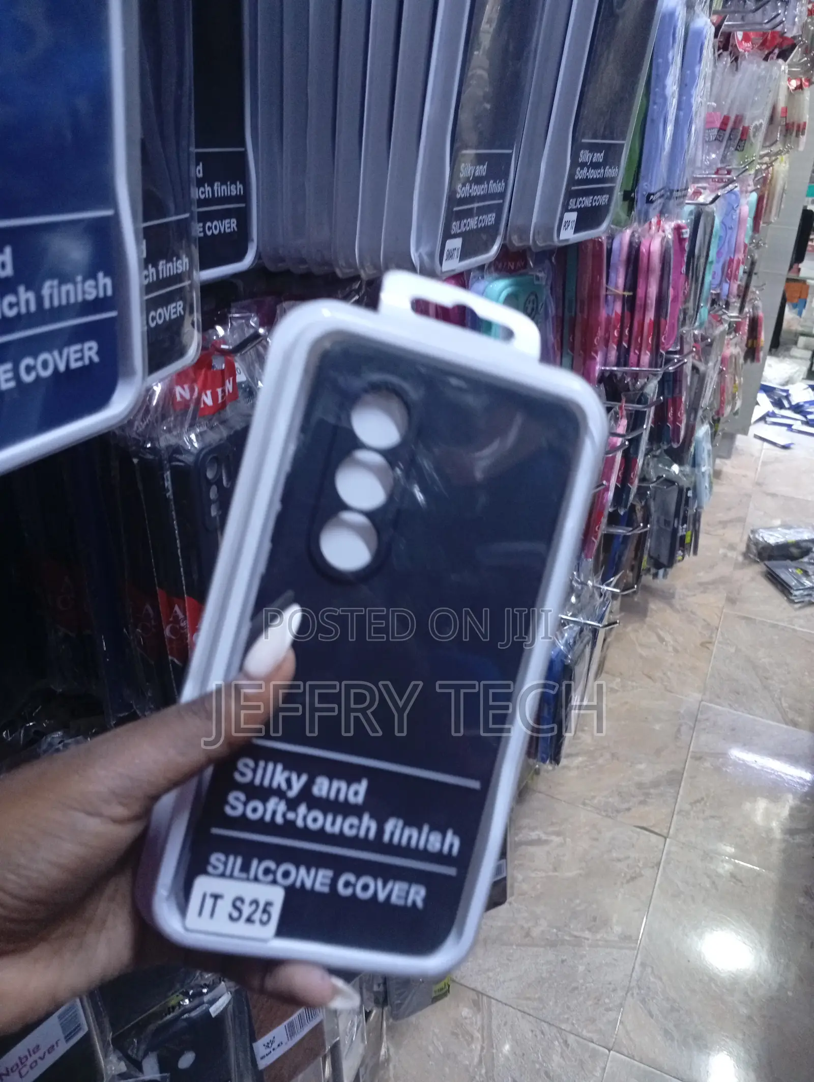 Itel S25two-Tone Design With a Black Main Body Case