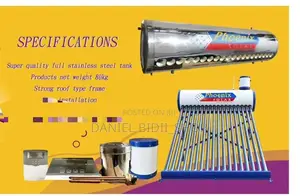 Stainless Steel Non Pressurized Water Heater 200liters