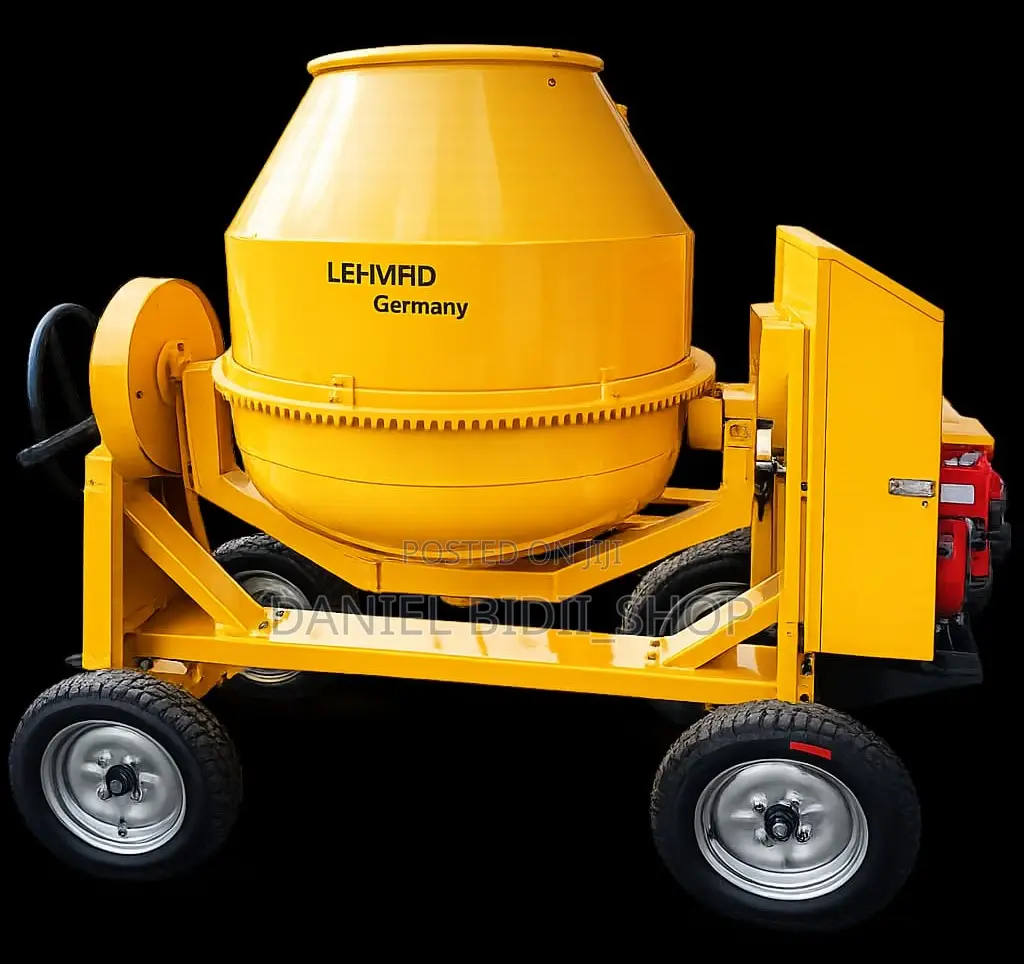 Lenhard Germany Concrete Mixer
6hp Diesel Engine, 350ltrs