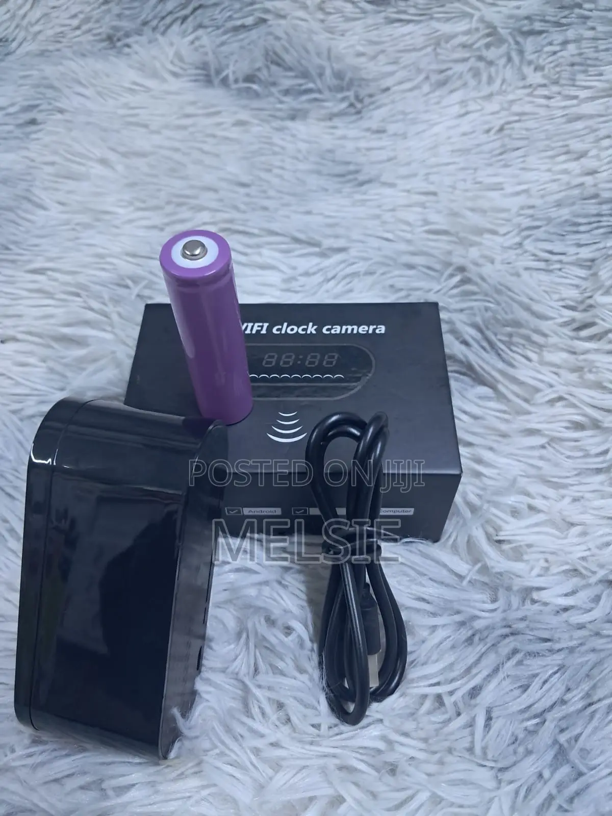 Wireless Clock Camera With Lookcam App – Home Security Device