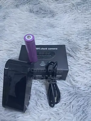 Wireless Clock Camera With Lookcam App – Home Security Device