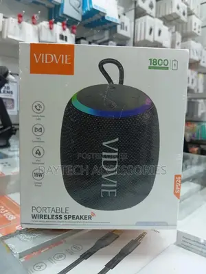 Vidvie Wireless Bluetooth Speaker Sp926 in Black