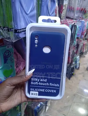 Samsung Galaxy A10s Blue Silicone Back Cover