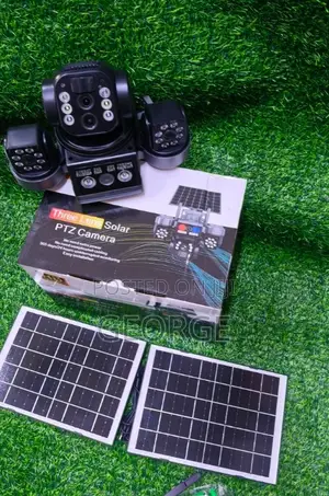 Dual Panel Tripple Lens 4g Solar PTZ CCTV Surveillance Cameras