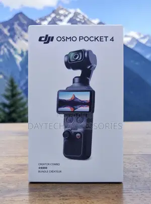 Dji Osmo Pocket 4 Creator Combo Packaging - Black