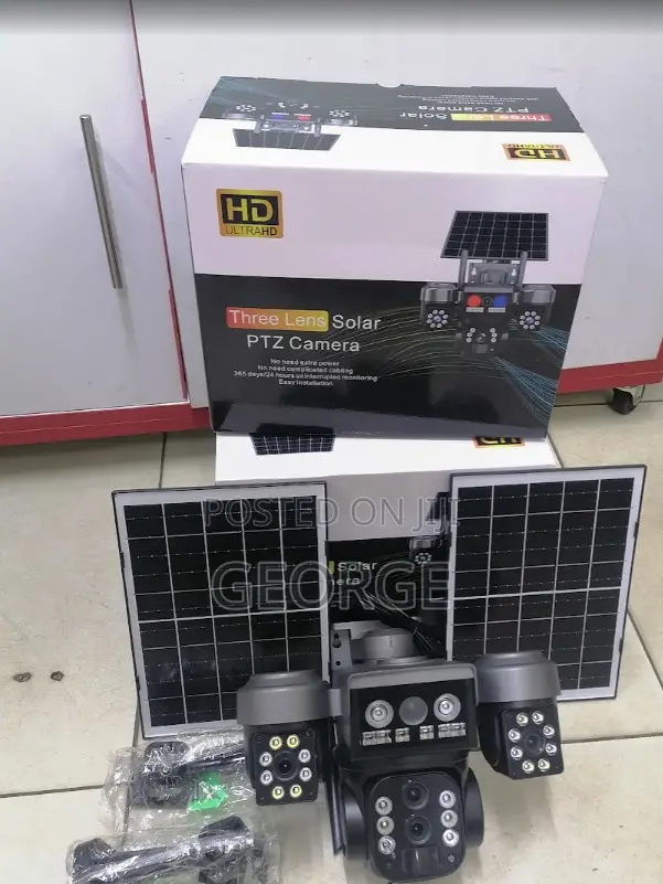 Hd Security With Sim Card Support Dual Panel V380 CCTV Camera
